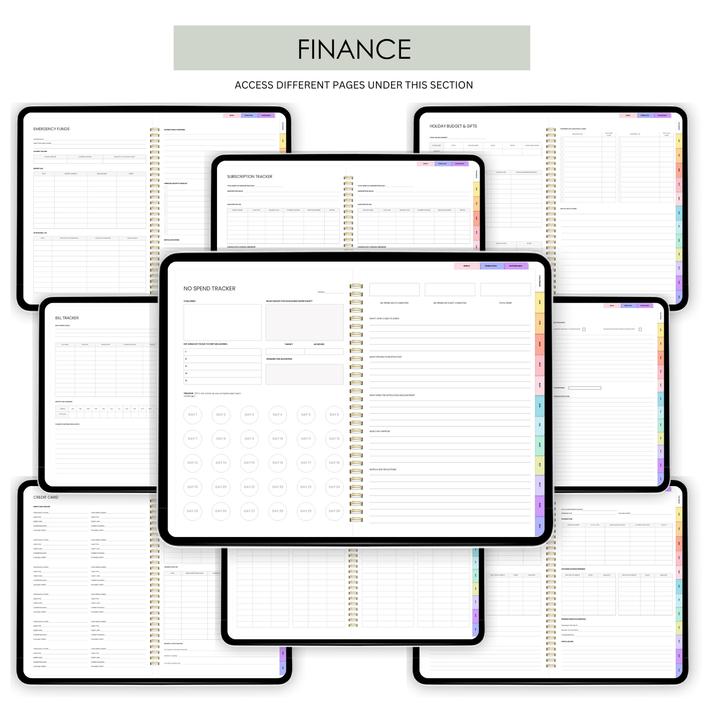 -	All In One Digital Planner Undated, 2025 Goodnotes Planner, iPad Planner, Notability Planner, Productivity, Fitness, Wellness, Finance, Lifestyle Planner