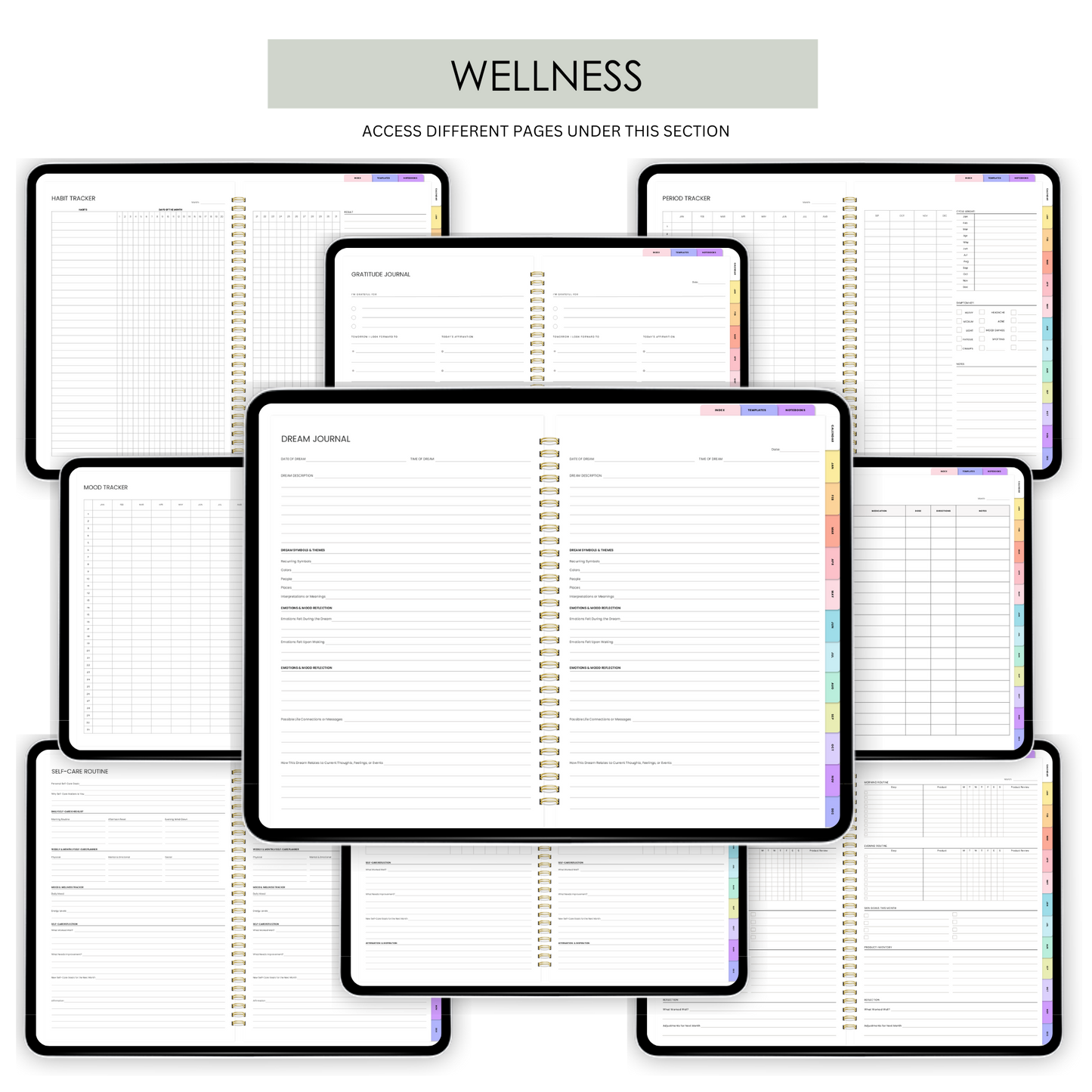 -	All In One Digital Planner Undated, 2025 Goodnotes Planner, iPad Planner, Notability Planner, Productivity, Fitness, Wellness, Finance, Lifestyle Planner